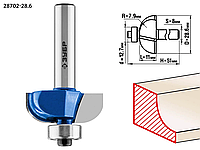 Фреза кромочная калевочная №2, ЗУБР 28.6 x 11 мм, радиус 7.9 мм, по дереву (28702-28.6)