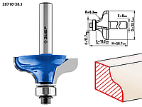 Фреза кромочная калевочная №8, ЗУБР 38.1 x 15.2 мм, радиус 6.3 мм, по дереву (28710-38.1)