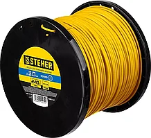 Леска для триммера "круг", STEHER диаметр 3.0 мм, длина 240 м (75005-3.0)