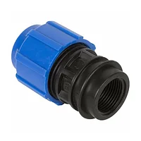 Муфта ПНД с внутренней резьбой компрессионная 32 мм 1 дюйм