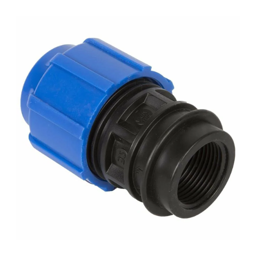 Муфта ПНД с внутренней резьбой компрессионная 50 мм 2 дюйма