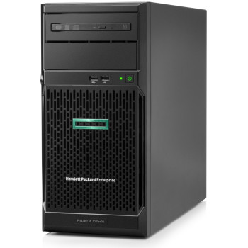 HPE P44718-421 Сервер ML30 Gen10 Pl (Xeon E-2314 (4C/4T 8MB)/2,8 GHz/16 Gb/S100i (SATA only)/4LFF NHP/2х1GbE - фото 1 - id-p108759870