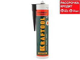 Герметик KRAFTOOL KRAFTFLEX FR150 силикатный огнеупорный "+1500 С", жаростойкий, черный, 300мл (41260-4)