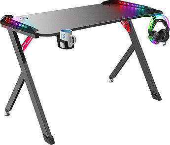 Компьютерный стол Defender Spirit RGB подвес кружки+гарнитуры