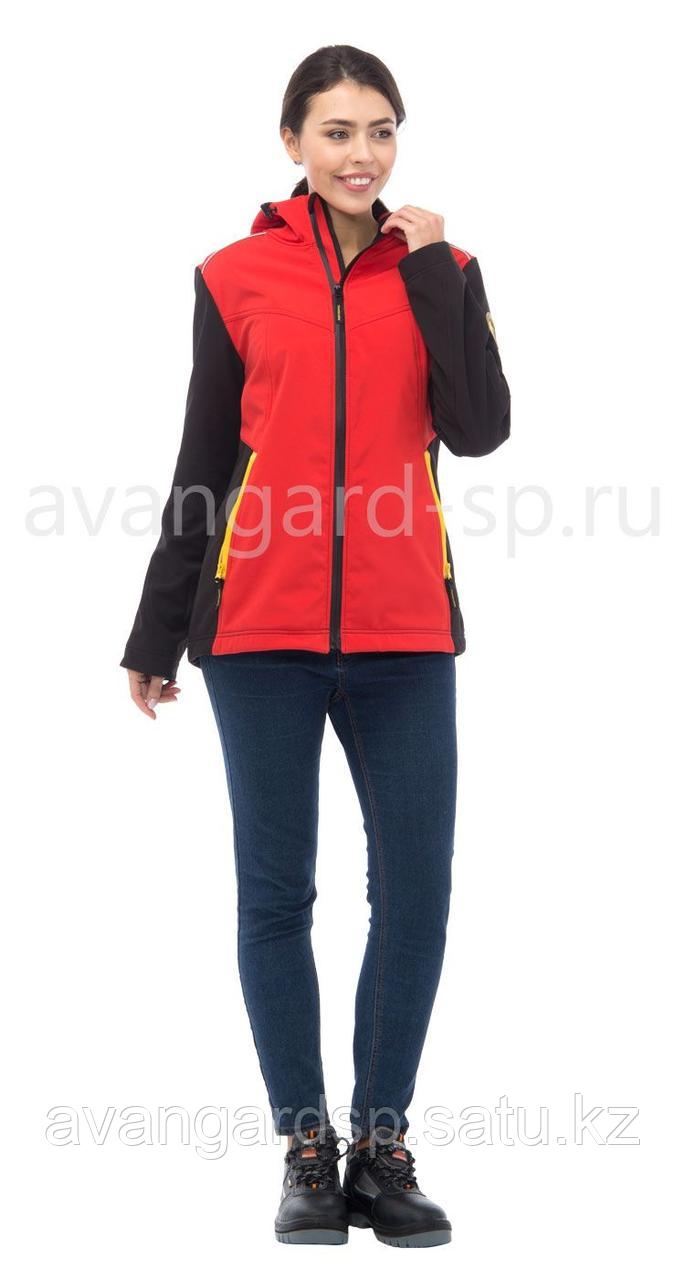 Куртка женская софтшелл "Тайм" с капюшоном - фото 1 - id-p108762652