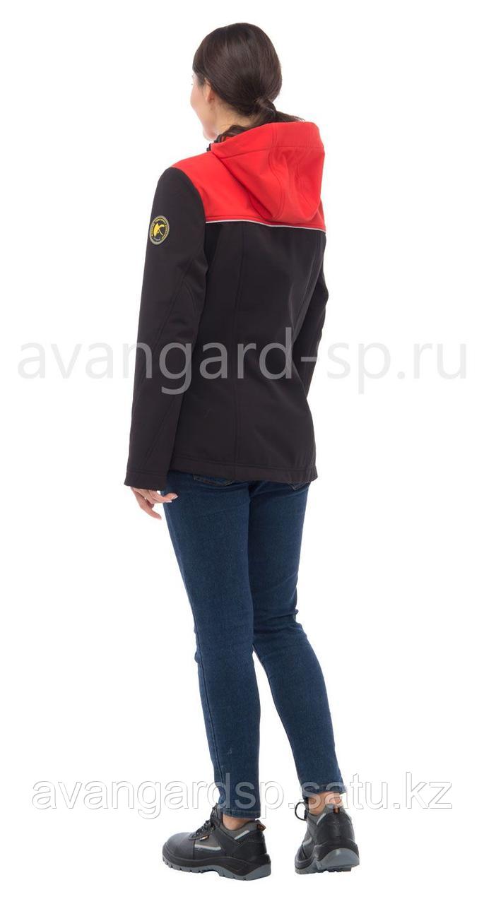 Куртка женская софтшелл "Тайм" с капюшоном - фото 2 - id-p108762652