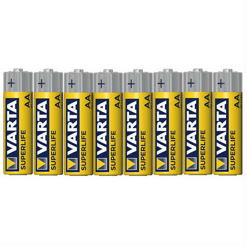 Батарейка солевая Varta 2006 Superlife, AA, R6-8SR, 1.5В, цена за 1 шт.