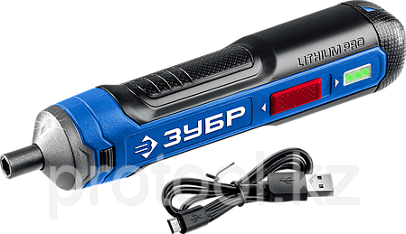 ЗУБР Профессионал PSD-4 отвертка аккумуляторная 4 Vmax, в коробке, фото 1
