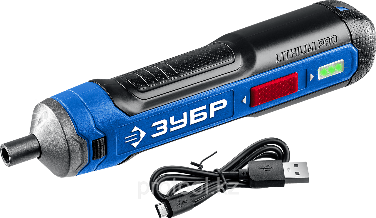 ЗУБР Профессионал  PSD-4  отвертка аккумуляторная 4 Vmax, в коробке