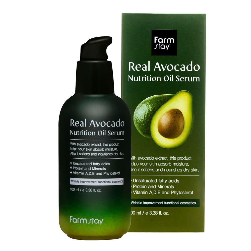 Питательная сыворотка с маслом авокадо FarmStay Real Avocado Nutrition Oil Serum - фото 1 - id-p108763394