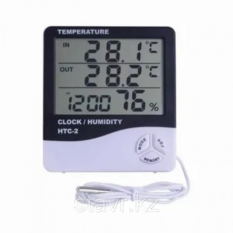 Термометр-гигрометр HTC 2 с выносным датчиком - фото 1 - id-p108763501