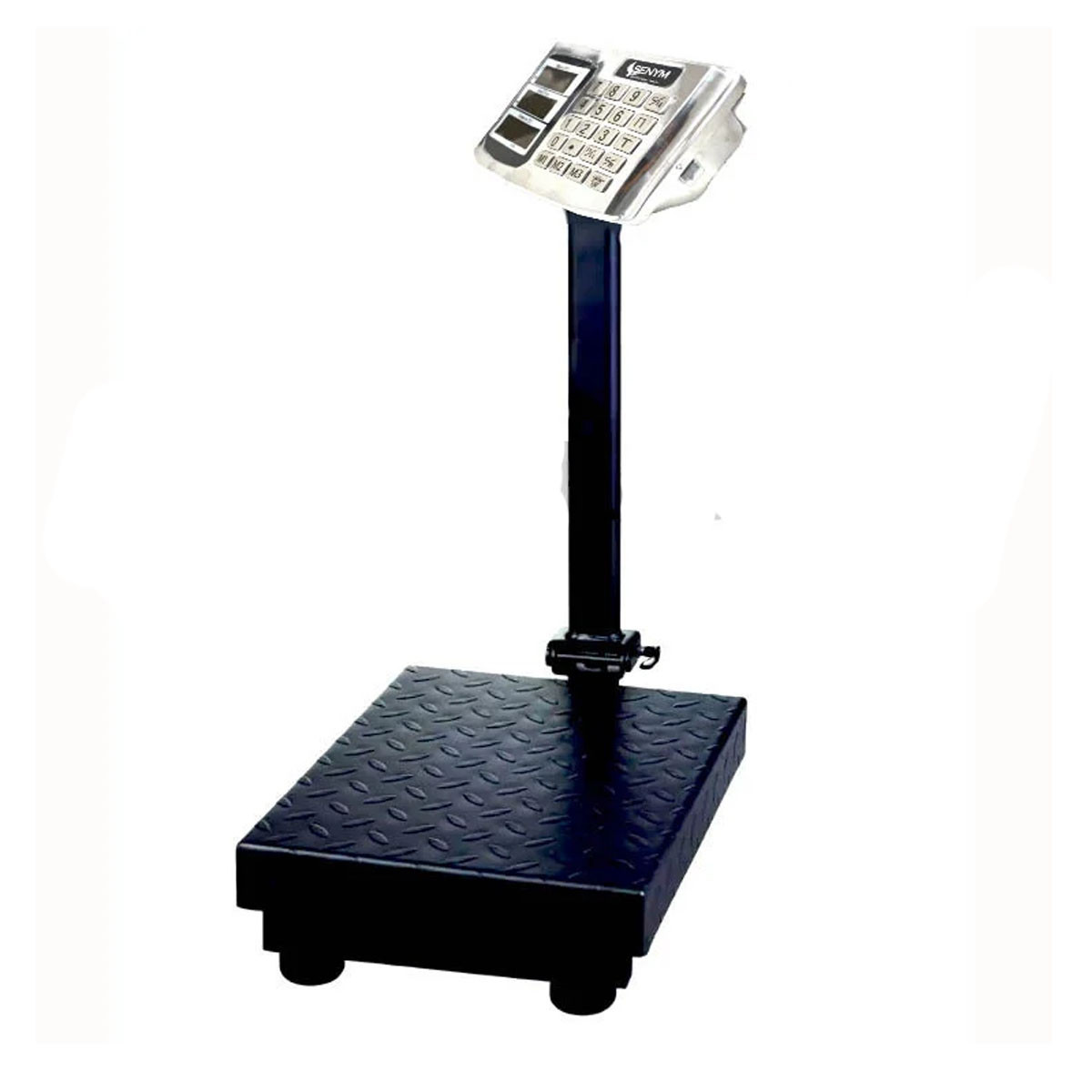 Электронные торговые весы напольные с металлическими кнопками с двойным дисплеем складные 200 кг Senym ASC AR - фото 1 - id-p90822218