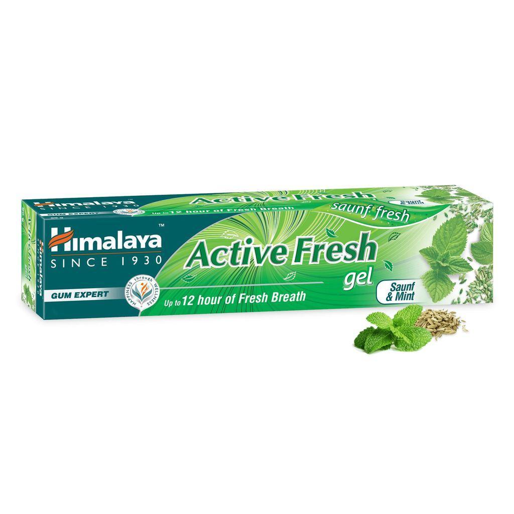Toothpaste Active Fresh Gel, Himalaya Herbals, 80г. ( Зубная паста Актив фреш Гималая)