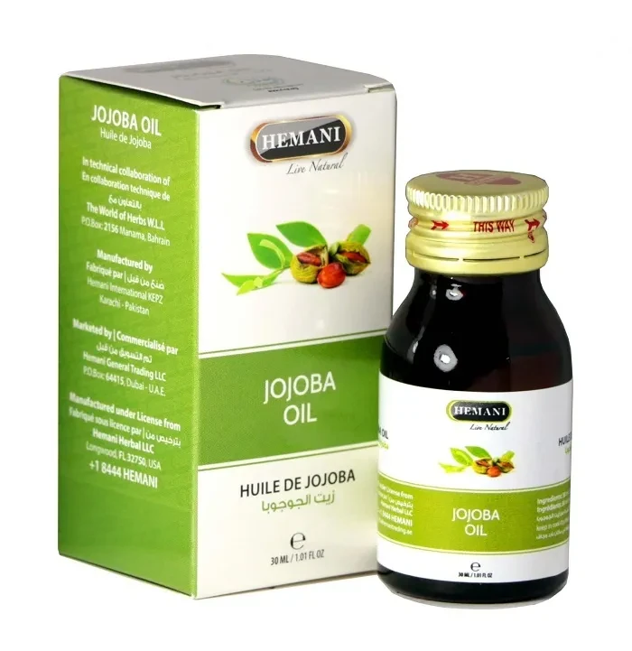 Масло Жожоба (Jojoba oil HEMANI), 30 мл