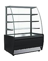 ВИТРИНА КОНДИТЕРСКАЯ ВХСВ-0,9Д CARBOMA ДЛЯ ШОКОЛАДА 0011-9005 (K70 VH 0,9-1) СЕРО-ЧЕРНЫЙ