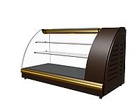 ВИТРИНА ХОЛОДИЛЬНАЯ А57 VM 1,2-1 (BXC-1,2 АРГО XL ЛЮКС) 0012-1036 (БОК КОРИЧ., ДЕКОР ЗОЛ.)