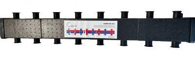 Стальной распред. коллектор 4(7) отопительных контура. В теплоизоляции DN 25 NDM0106-4(7) TIM