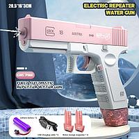 Водяной пистолет-автомат, розовый