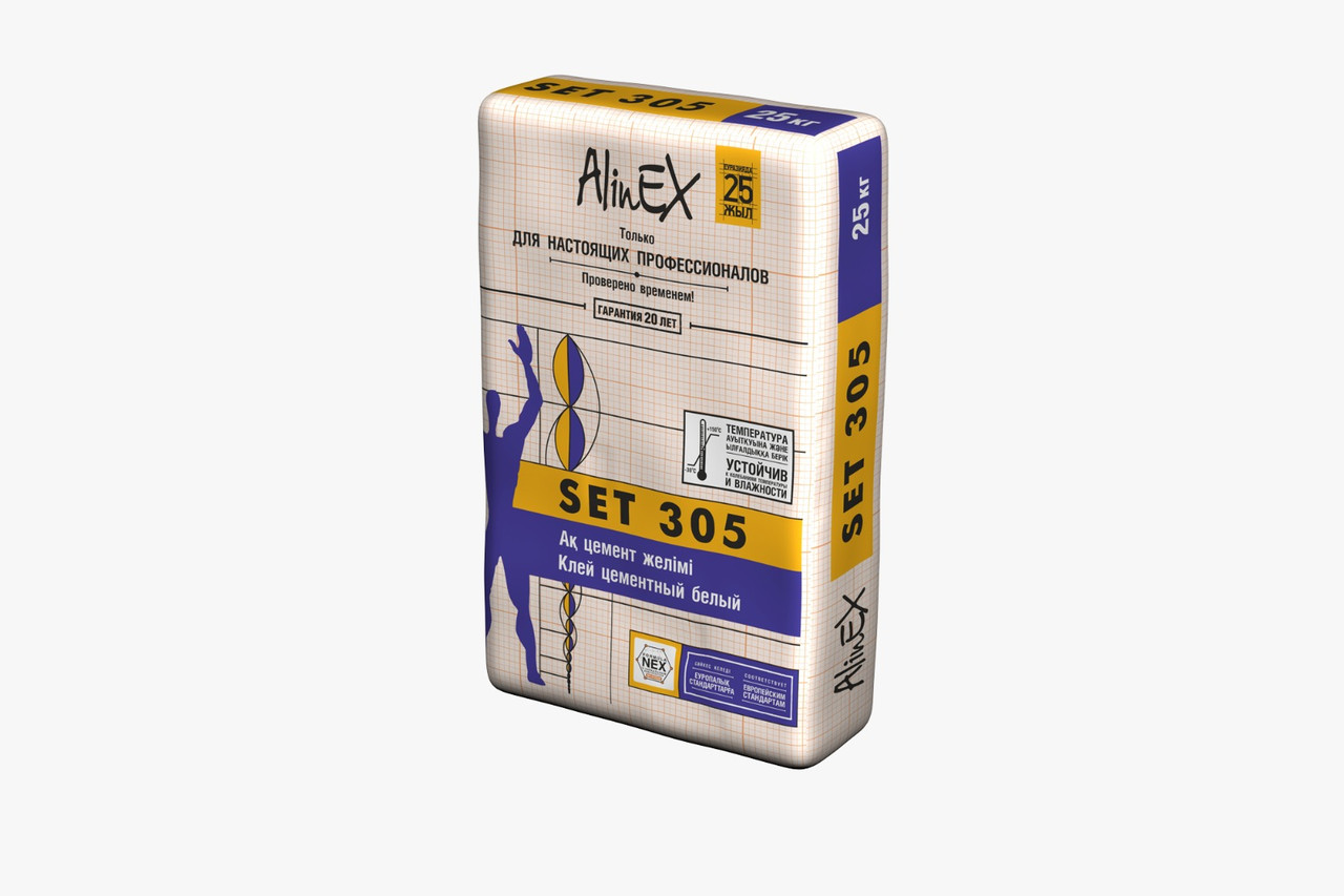 Плиточный клей СЭТ SET 305 Alinex 25г для Мозаик