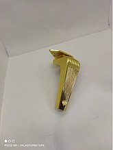 Опора литая для мебели 15 см золото