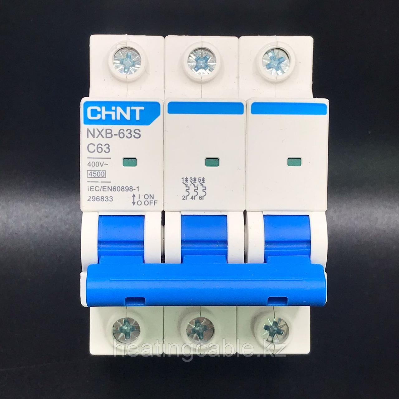 Автоматический выключатель CHINT NXB-63S С63 Р3