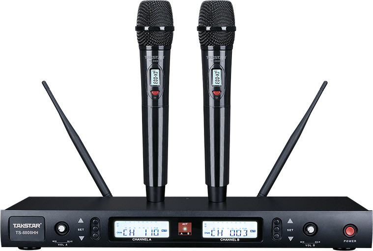 Двухканальная радиосистема, Takstar TS-8808HH. микрофоны в ...