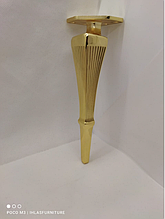 Ножка литая для мягкой мебели золото 16cm