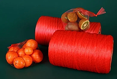 Сетка рукав для овощей и фруктов 500 м. цвет красный. Россия