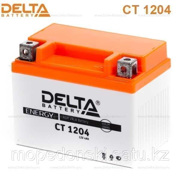 Аккумулятор Delta CT 1204 12V / 4Ah / 50A YB4L-B, YB4L-A, YTX4L-BS - фото 2 - id-p108838039