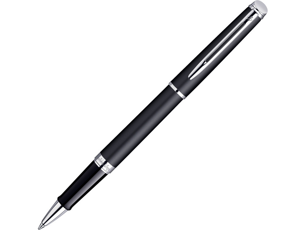 Ручка роллер Waterman Hemisphere Matt Black CT F, черный матовый/серебристый - фото 1 - id-p108843907