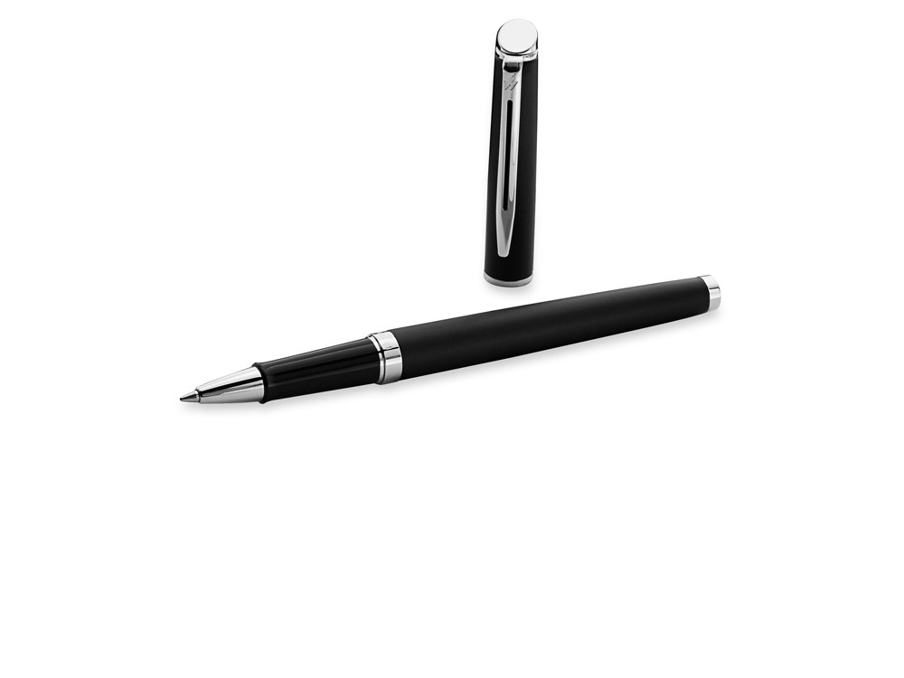Ручка роллер Waterman Hemisphere Matt Black CT F, черный матовый/серебристый - фото 3 - id-p108843907