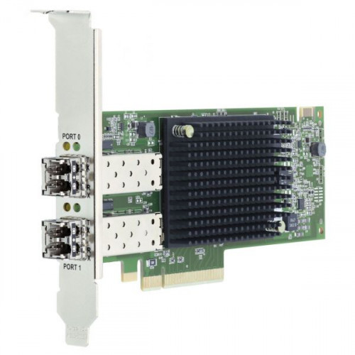 Сетевой адаптер Dell Emulex LPe35002 Dual Port FC32 Fibre Channel HBA Low Profile (406-BBMQ)