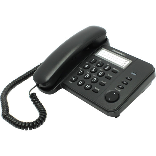 Проводной телефон Panasonic KX-TS2352 (RUB) Черный - фото 1 - id-p108850777