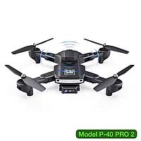 КВАДРОКОПТЕР PIHOT P40 PRO2 DRONE HD ДВОЙНОЙ ОБЪЕКТИВ + ВИЗУАЛЬНОЕ ПОЗИЦИОНИРОВАНИЕ 2.0 ЧЕРНЫЙ