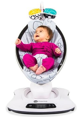 Кресло-качалка 4moms MamaRoo4 Silver Plush