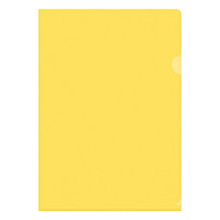 Папка-уголок OfficeSpace, А4, 150 мкм, желтая