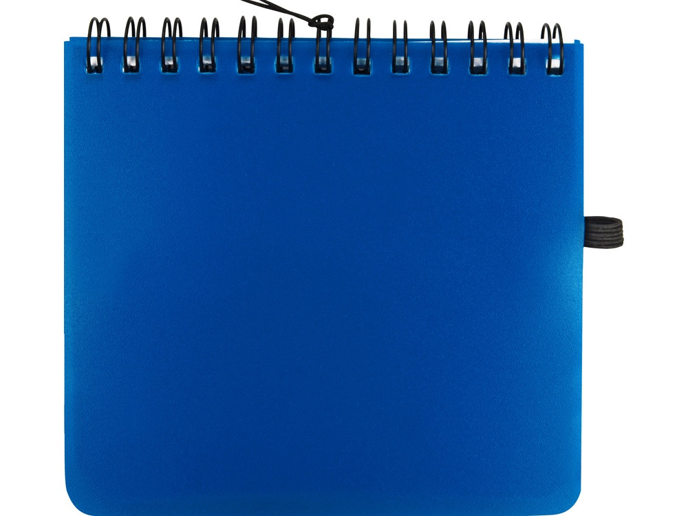 Блокнот А6 Журналист с ручкой, светло-синий - фото 3 - id-p108854517