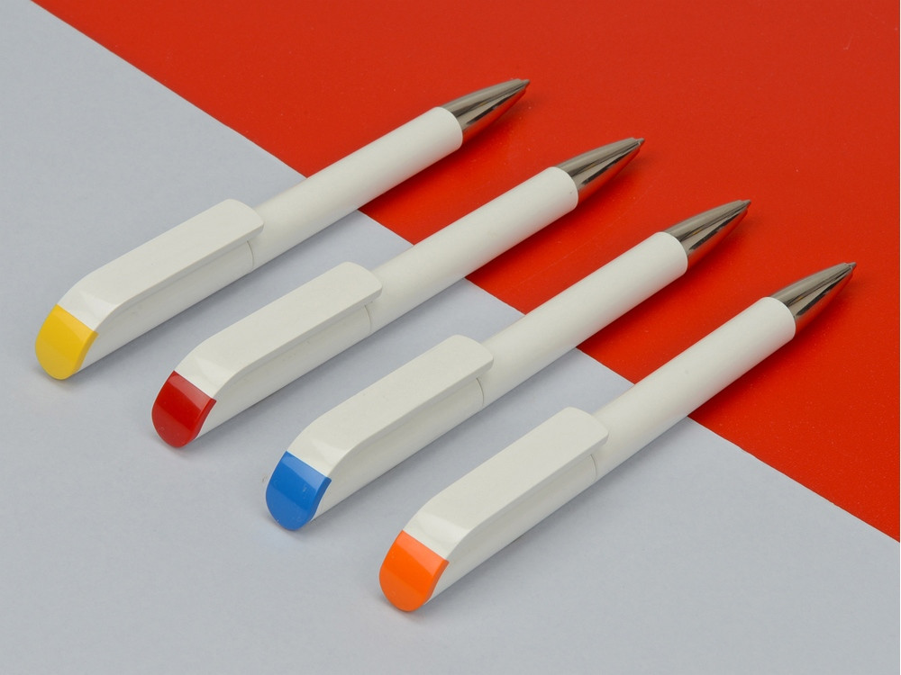 Ручка шариковая UMA EFFECT SI, белый/синий - фото 3 - id-p108862437