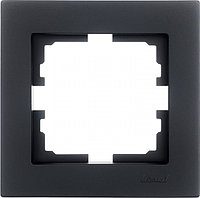 Рамка для выключателей и розеток Lezard VESNA 742-4200-146, черный