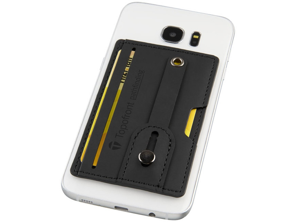 Удобный бумажник для телефона с защитой RFID с ремешком - фото 6 - id-p108864641