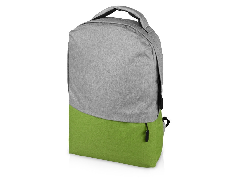 Рюкзак Fiji с отделением для ноутбука, серый/зеленое яблоко - фото 1 - id-p108861777