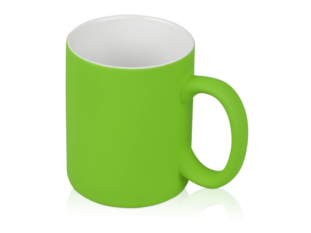 Кружка с покрытием soft-touch Barrel of a Gum, зеленое яблоко - фото 1 - id-p108862878