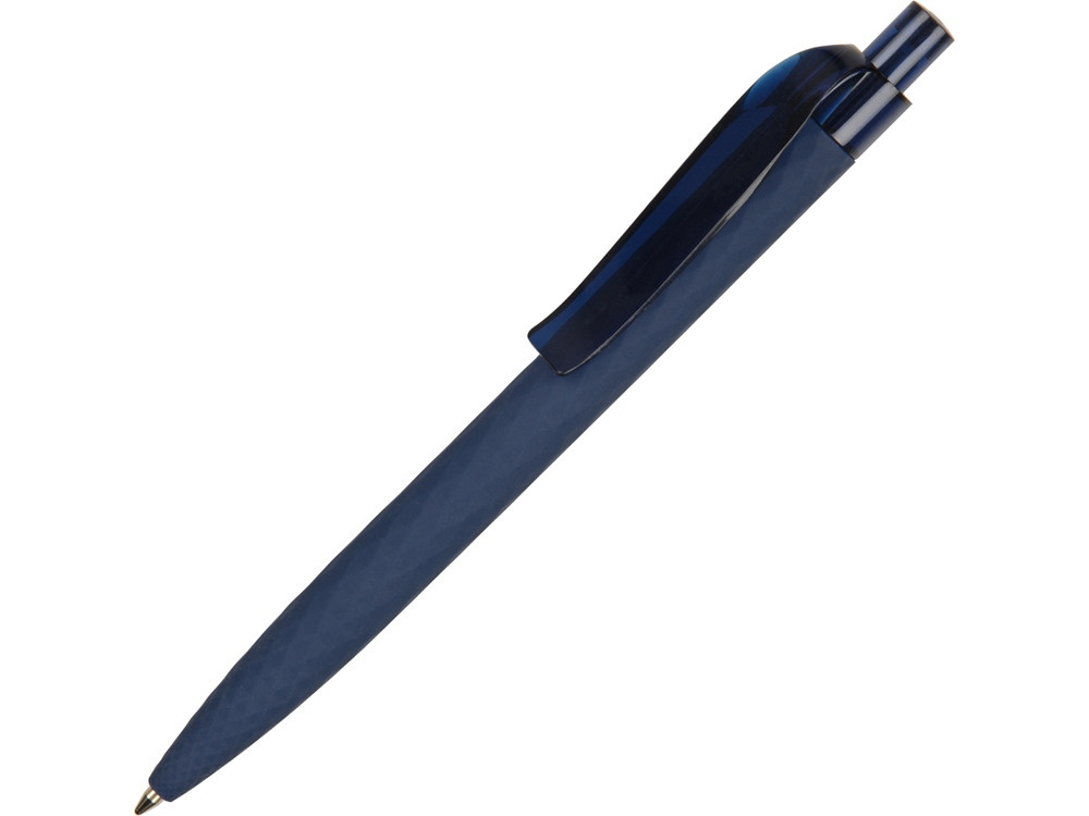 Ручка шариковая QS 01 PRT софт-тач, синий - фото 1 - id-p108859944