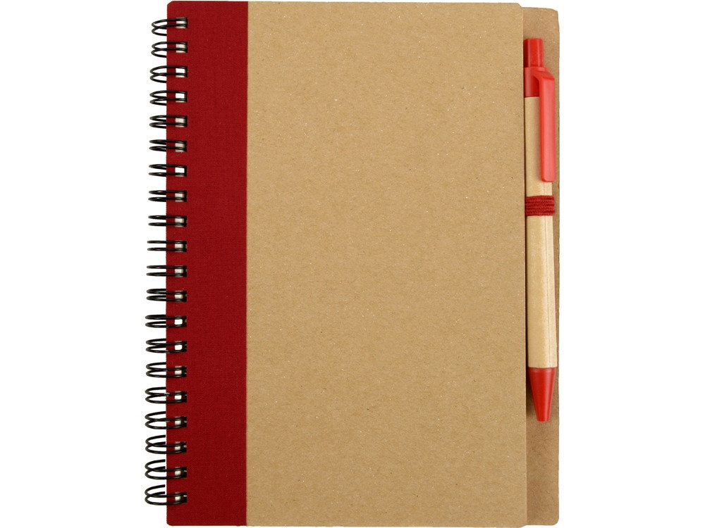 Подарочный набор Essentials с флешкой и блокнотом А5 с ручкой, красный - фото 9 - id-p108863902