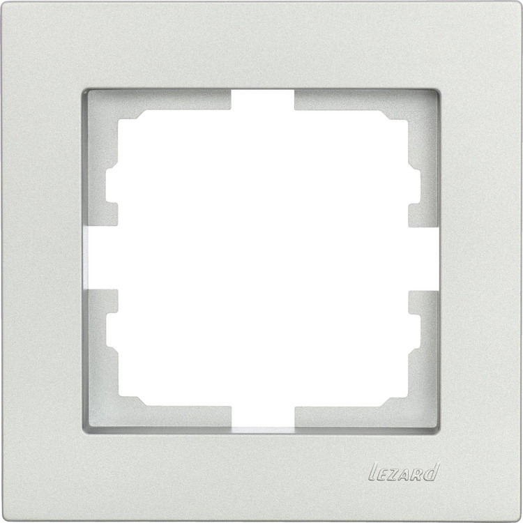 Рамка для выключателей и розеток Lezard Vesna 742-3500-146, серый, фото 1