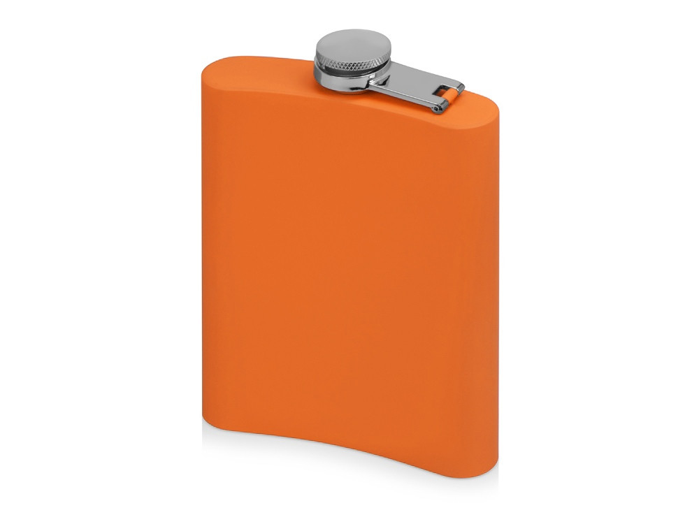 Фляжка 240 мл Remarque soft touch, 201 сталь, оранжевый - фото 2 - id-p108863984