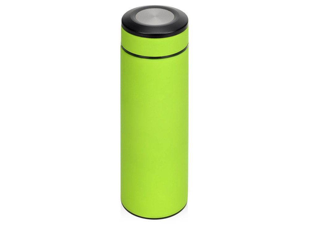 Термос Confident с покрытием soft-touch 420мл, зеленое яблоко - фото 1 - id-p108863034