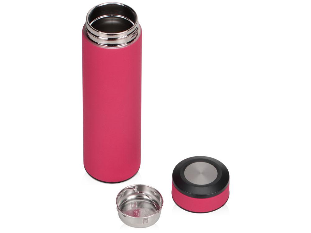 Термос Confident с покрытием soft-touch 420мл, розовый - фото 4 - id-p108863039
