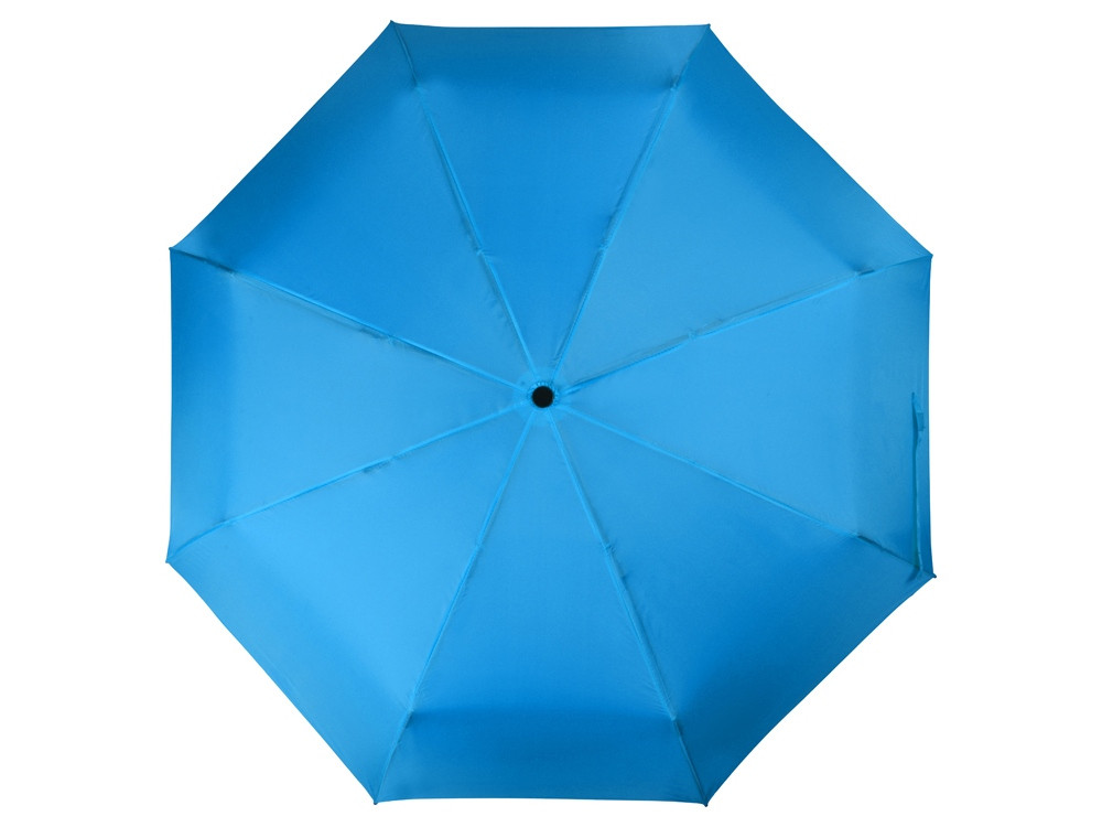 Зонт складной Columbus, механический, 3 сложения, с чехлом, голубой - фото 5 - id-p108864007