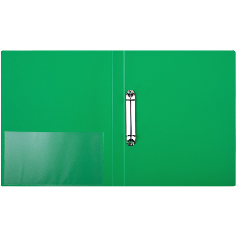 Папка на 2-х кольцах BERLINGO "Standard", пластиковая, корешок 25 мм, зеленая - фото 4 - id-p54862085